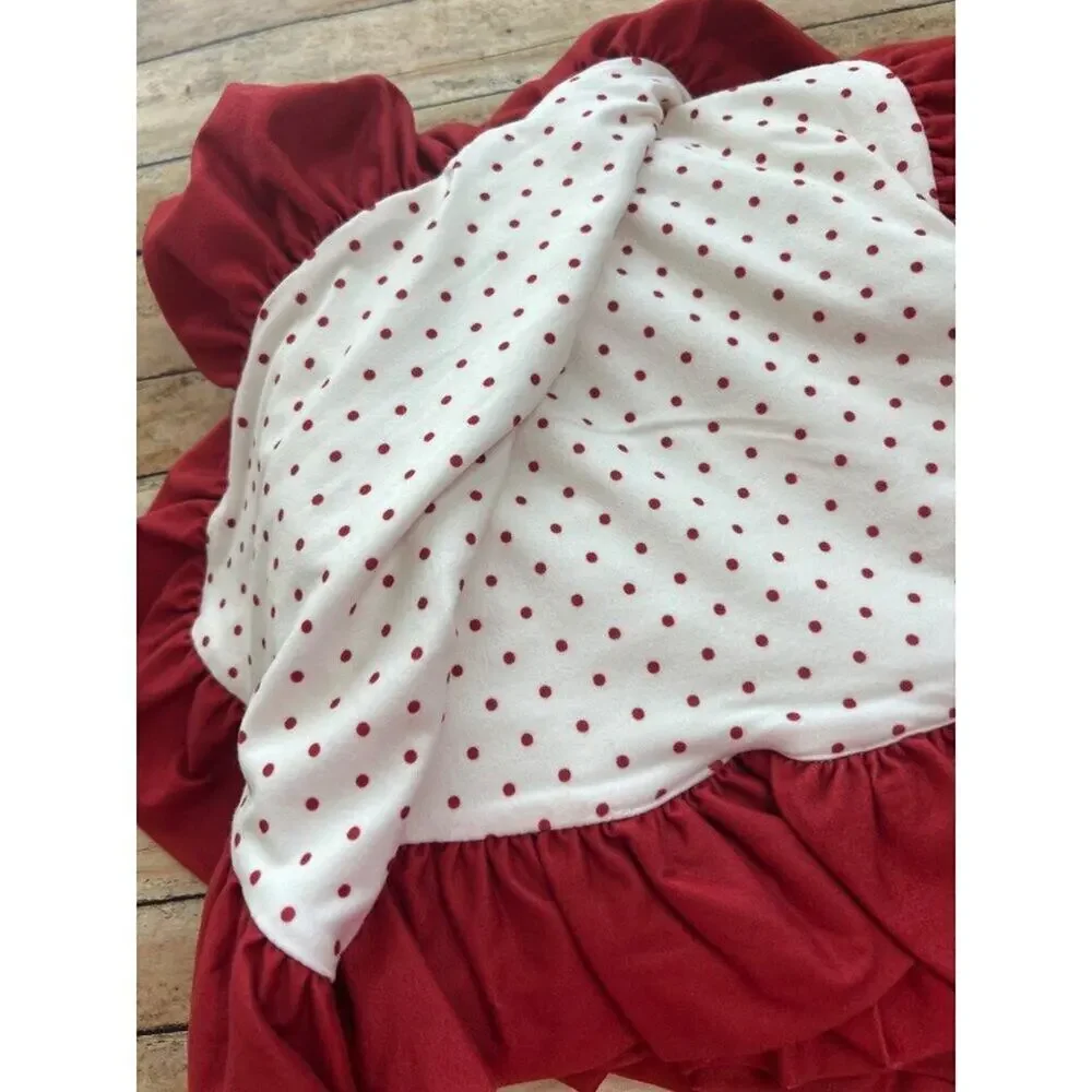 Sweethoney Red Plaid Christmas Blanket